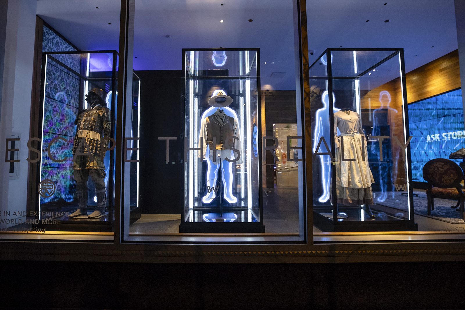Westworld in-store brand storytelling